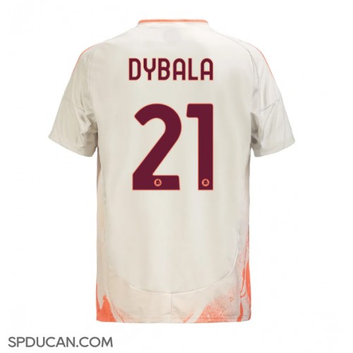 Muški Nogometni Dres AS Roma Paulo Dybala #21 Gostujuci 2024-25 Kratak Rukav